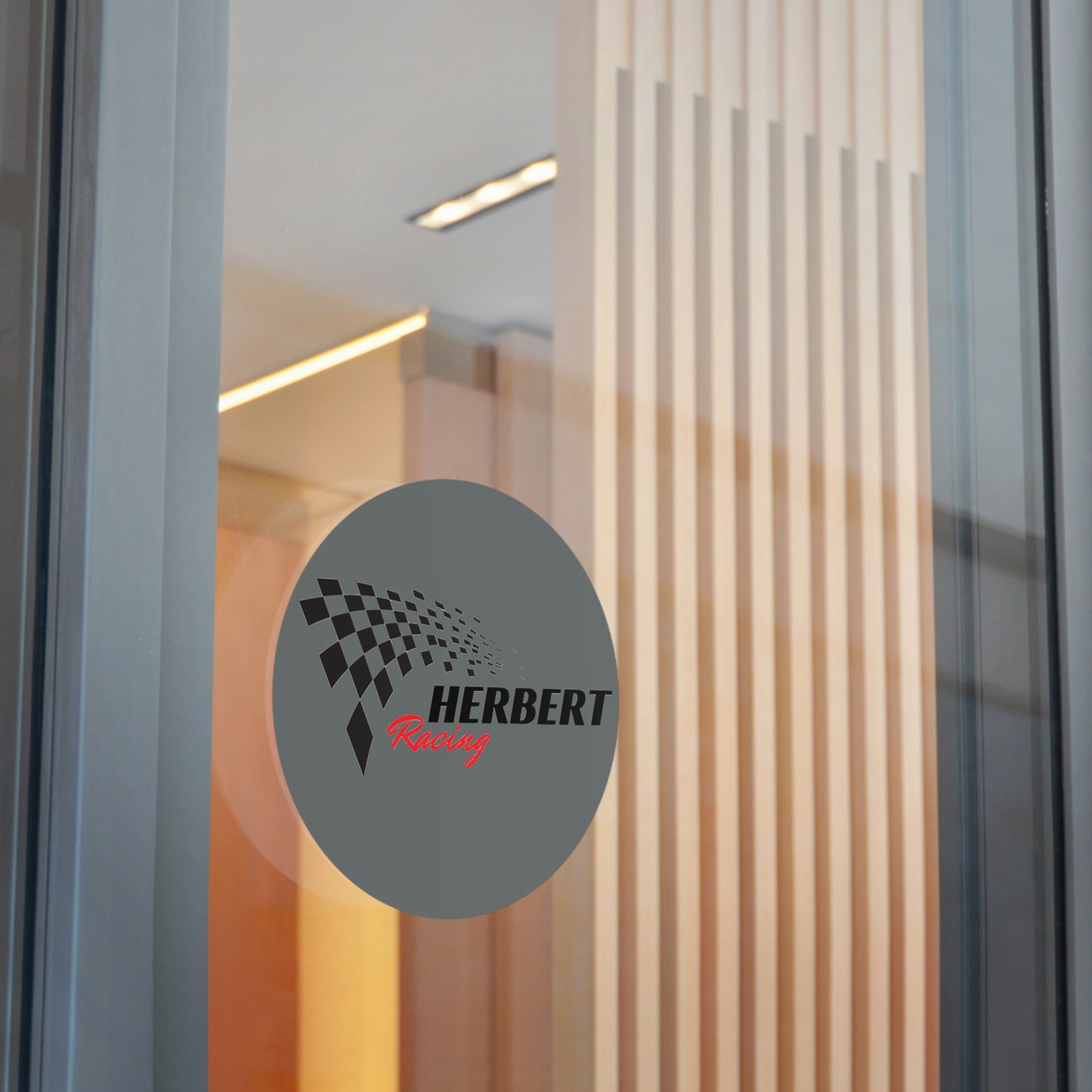 Round Herbert Racing Vinyl Stickers