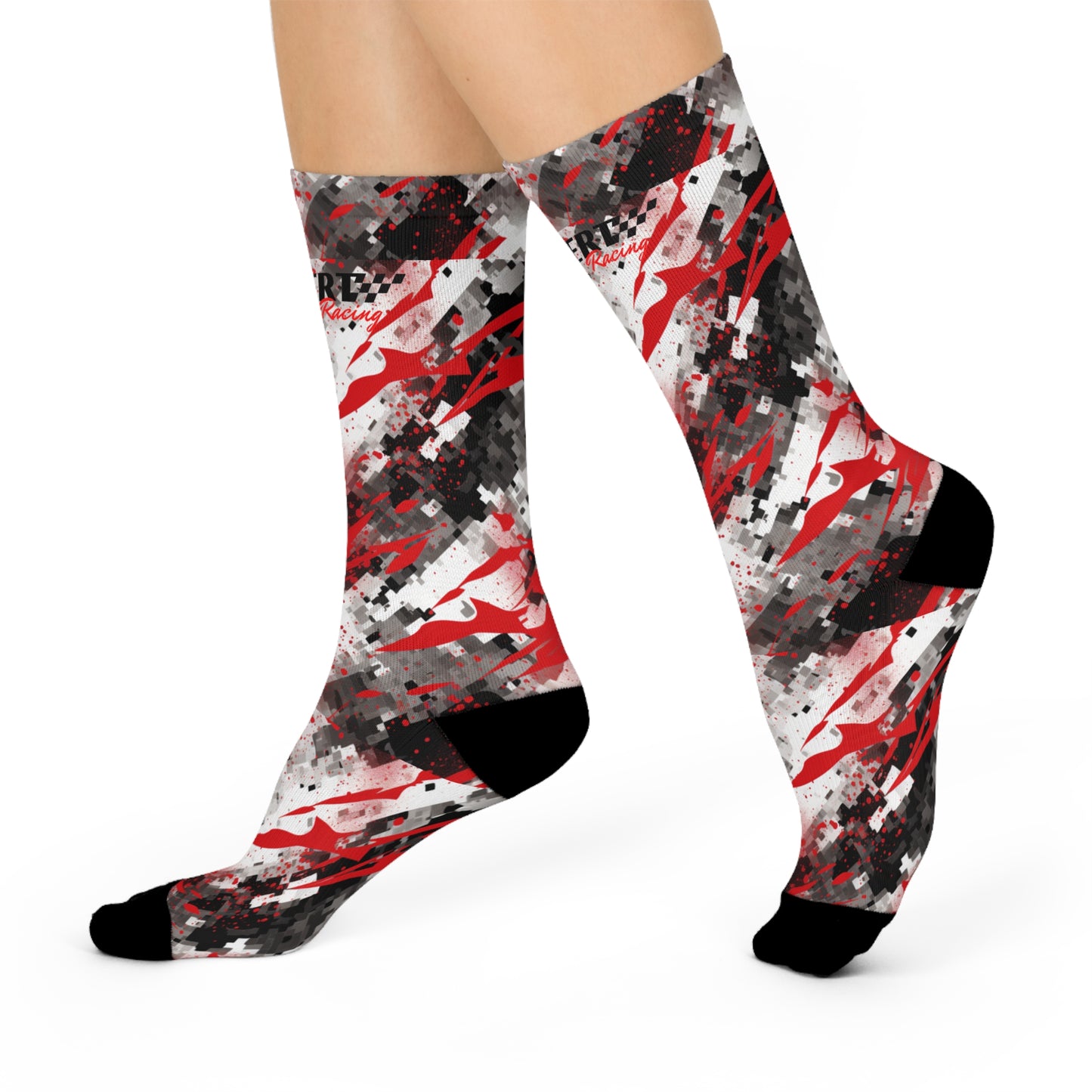 Herbert Racing Splatter Camo Crew Socks