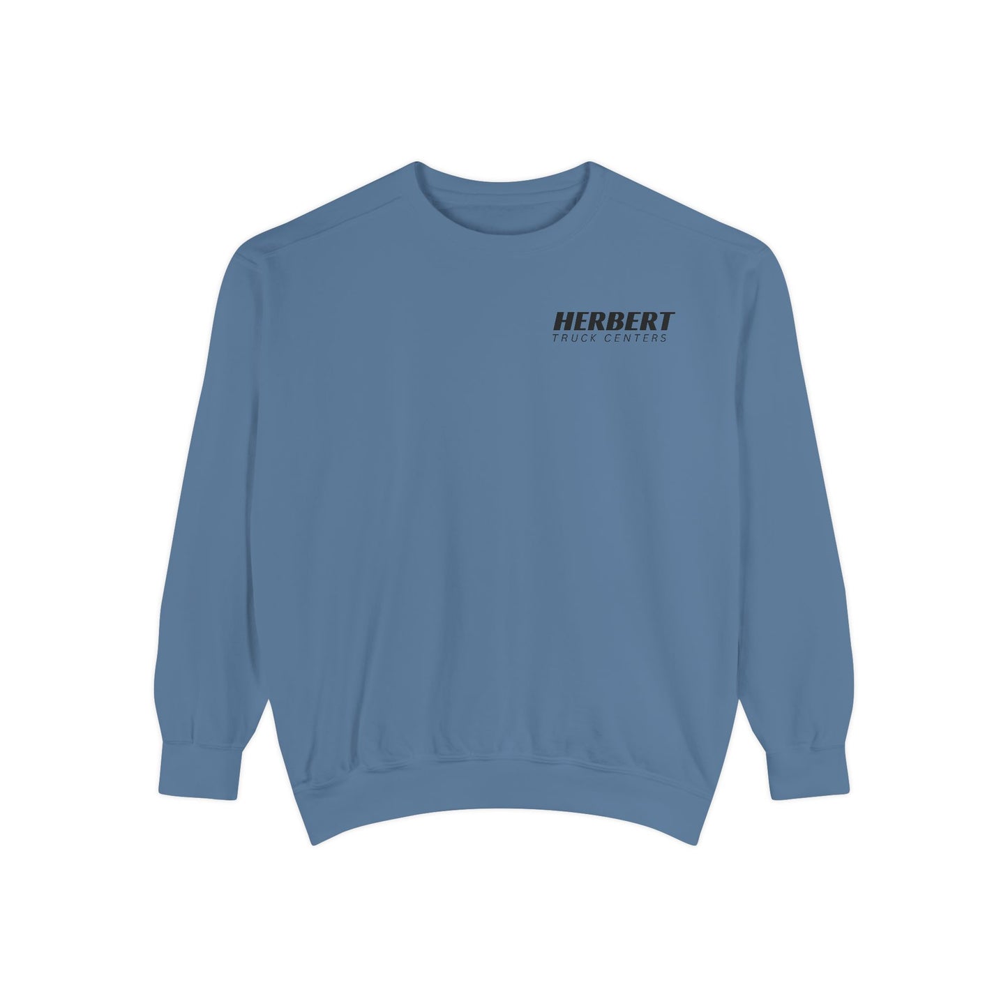 Small Logo Herbert Truck Centers Comfort Colors Sweatshirt