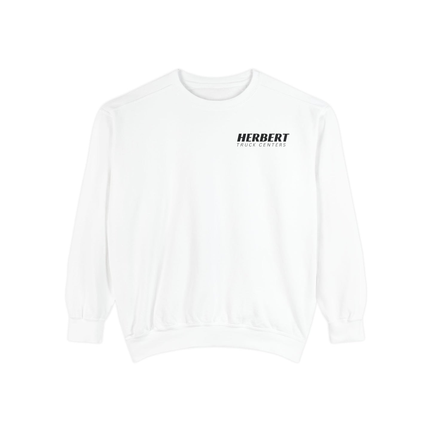 Small Logo Herbert Truck Centers Comfort Colors Sweatshirt