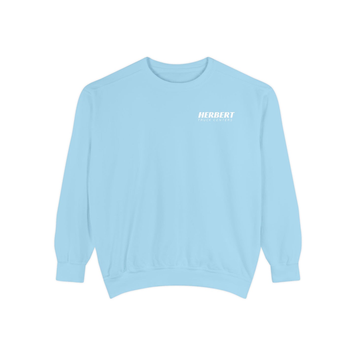 Small Logo Herbert Truck Centers Comfort Colors Sweatshirt