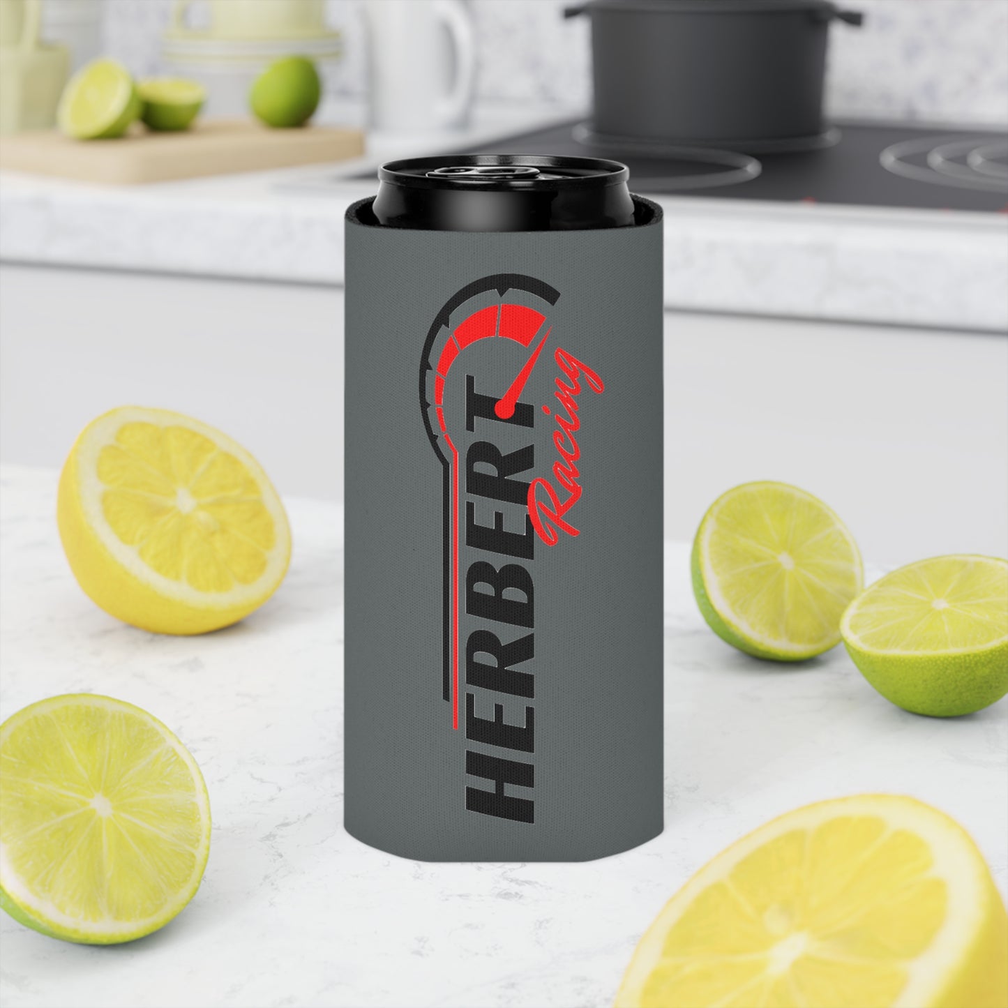 Herbert Racing Grey Can Cooler