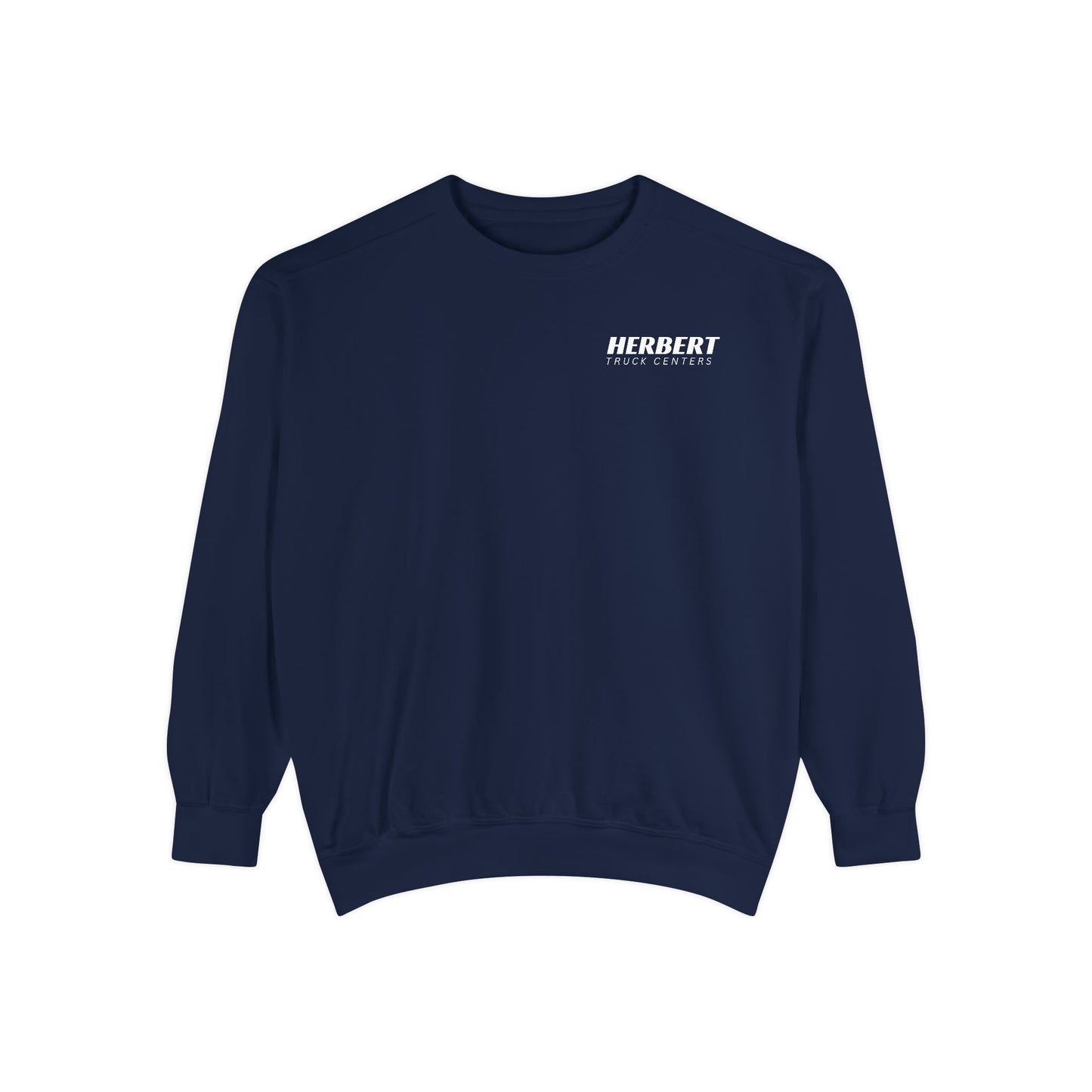Small Logo Herbert Truck Centers Comfort Colors Sweatshirt