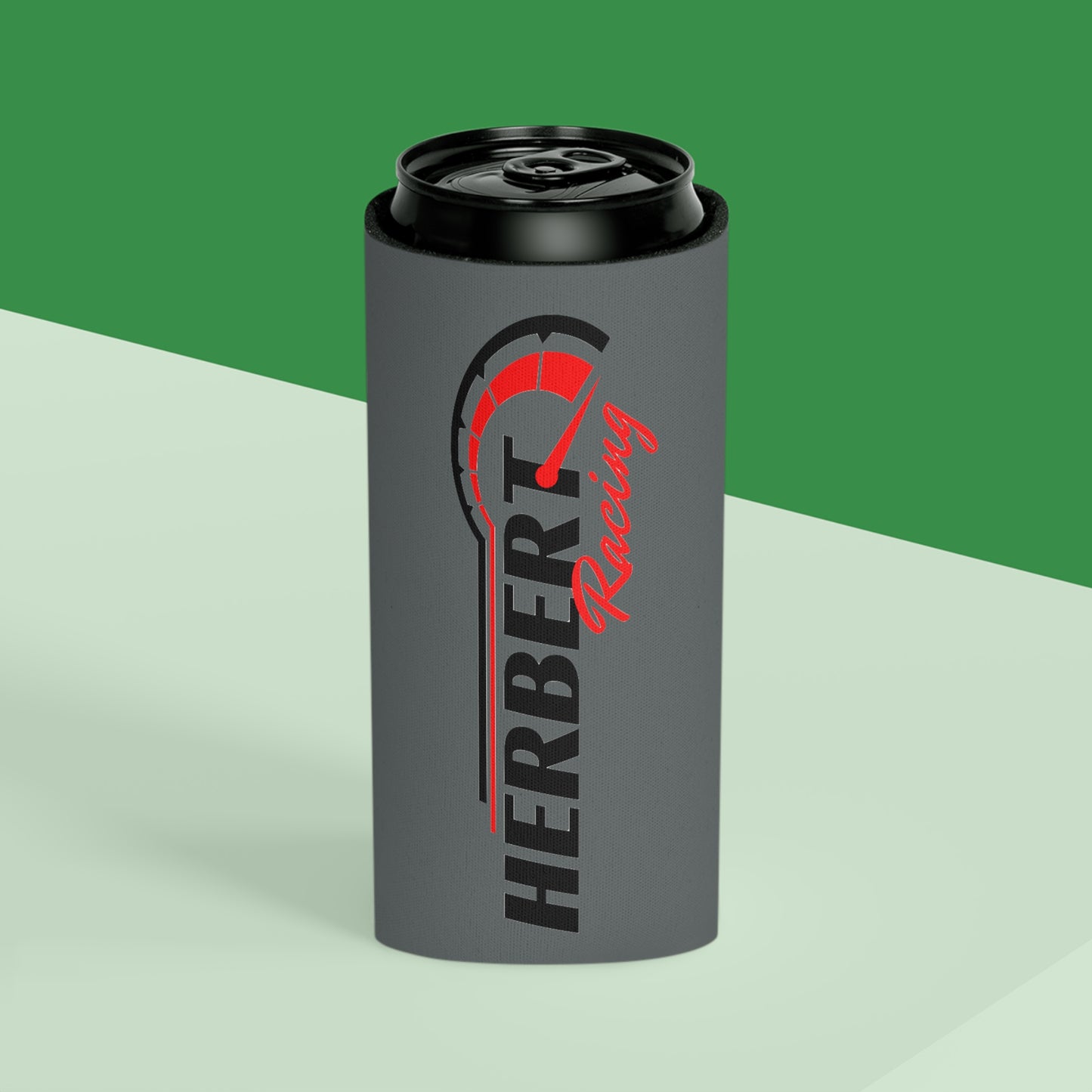 Herbert Racing Grey Can Cooler