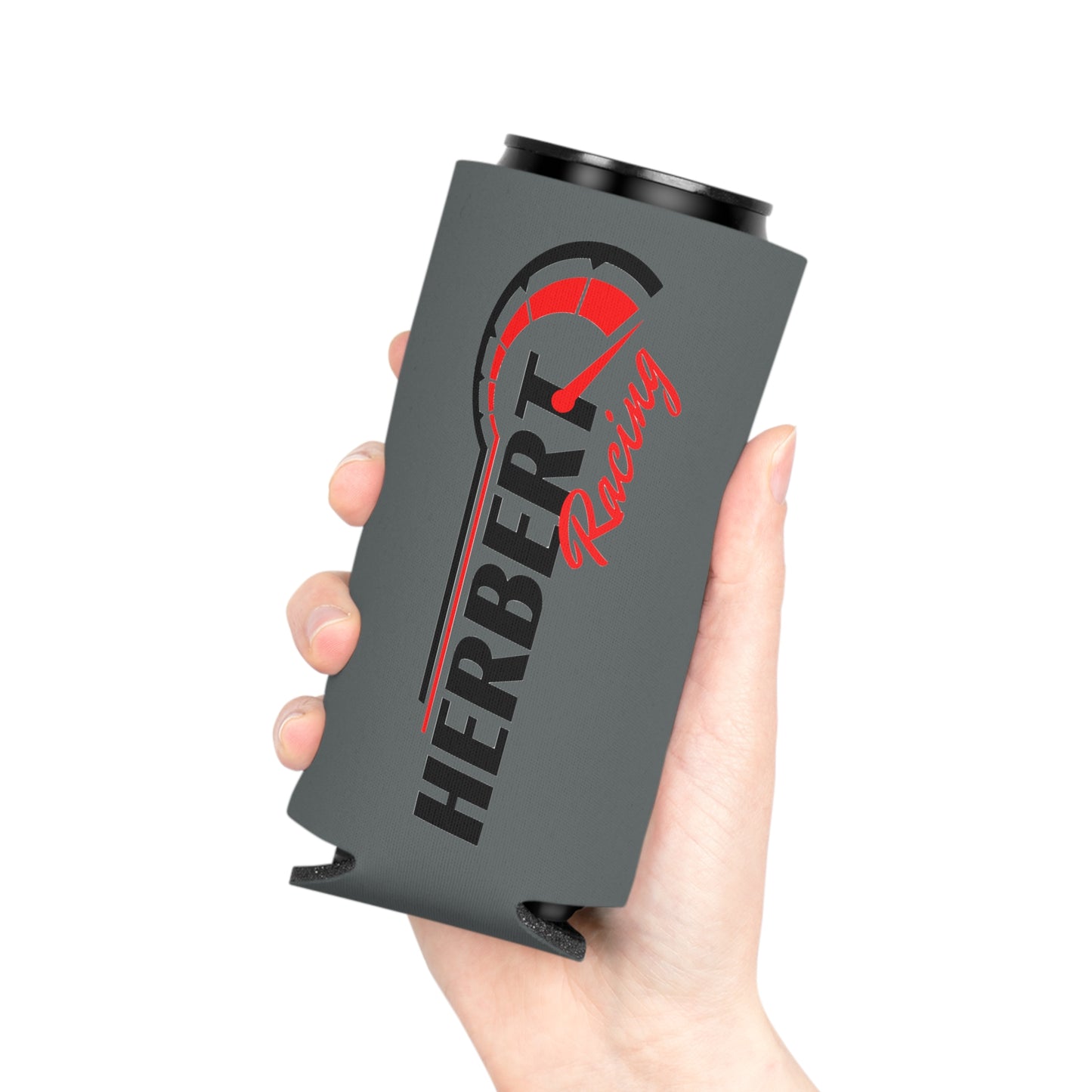 Herbert Racing Grey Can Cooler