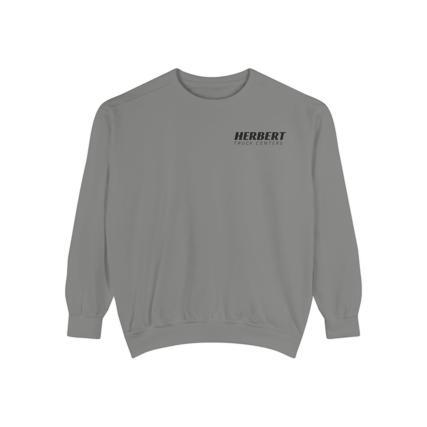 Small Logo Herbert Truck Centers Comfort Colors Sweatshirt