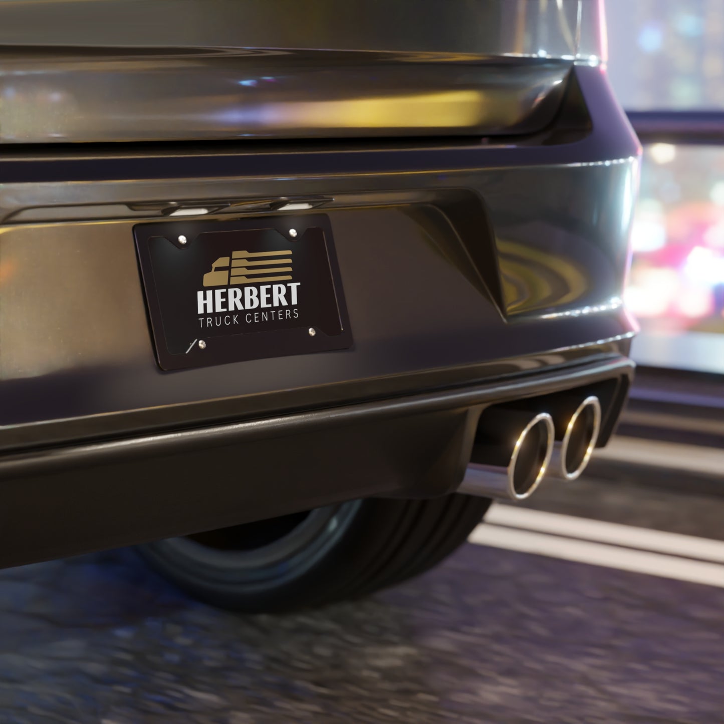 Herbert Truck Centers Vanity Plate