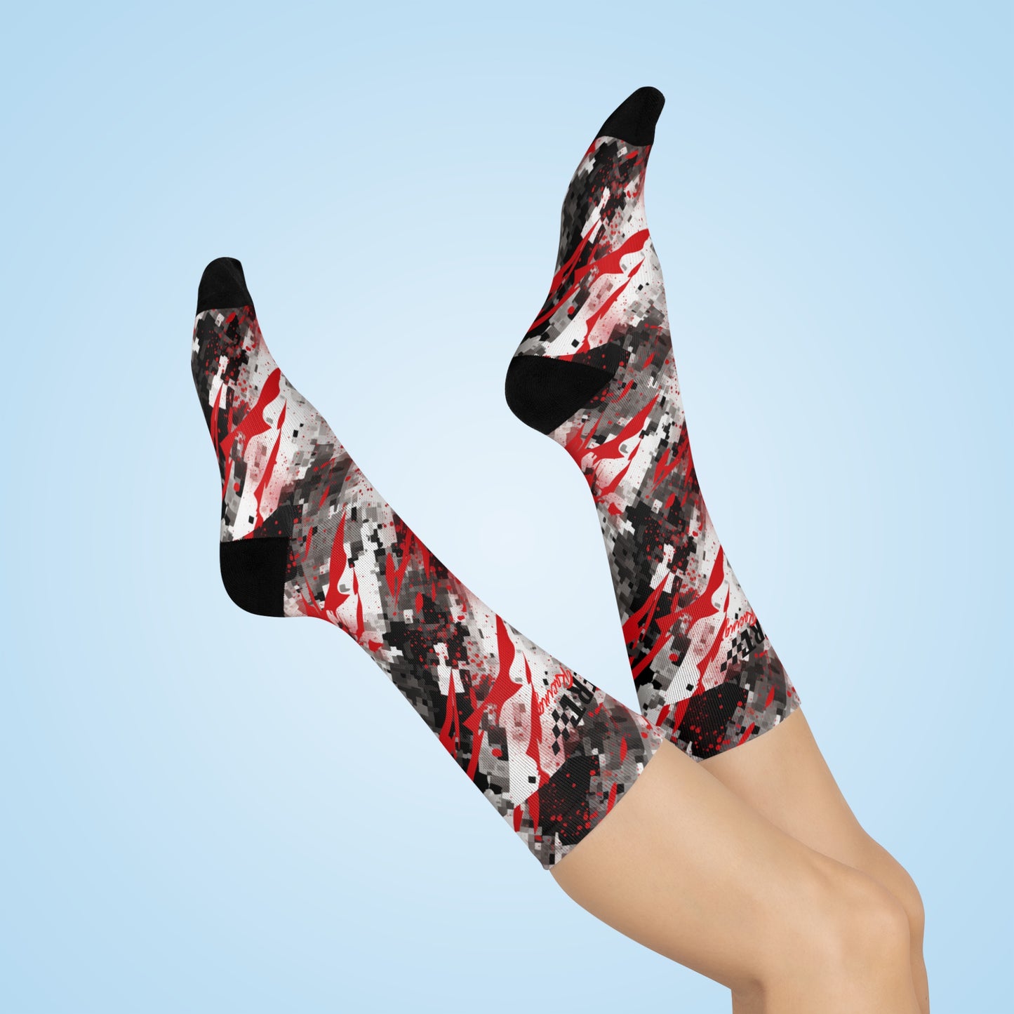 Herbert Racing Splatter Camo Crew Socks