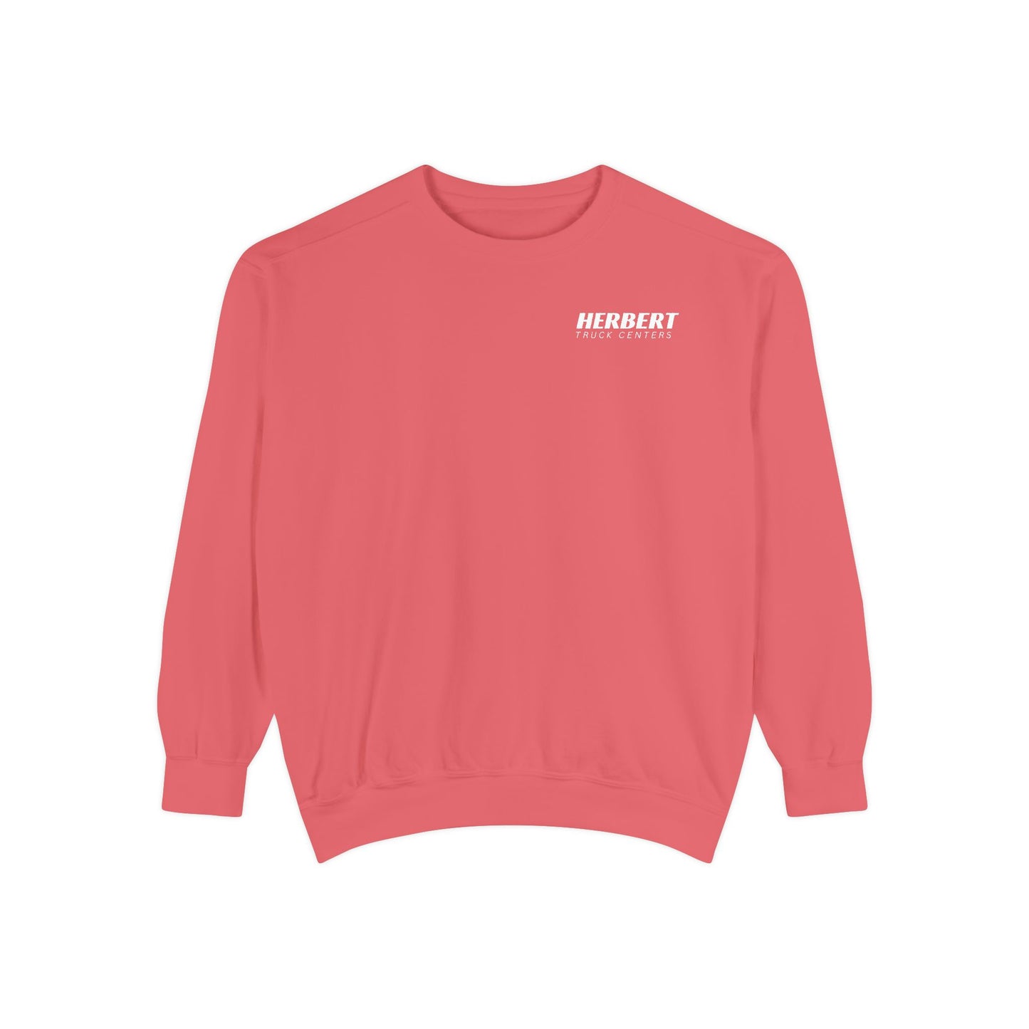 Small Logo Herbert Truck Centers Comfort Colors Sweatshirt