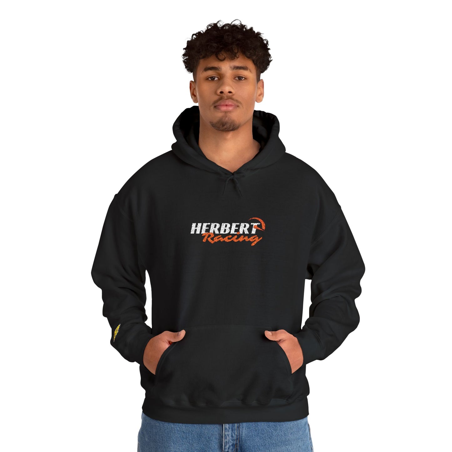 Herbert Racing White Logo Hoodie