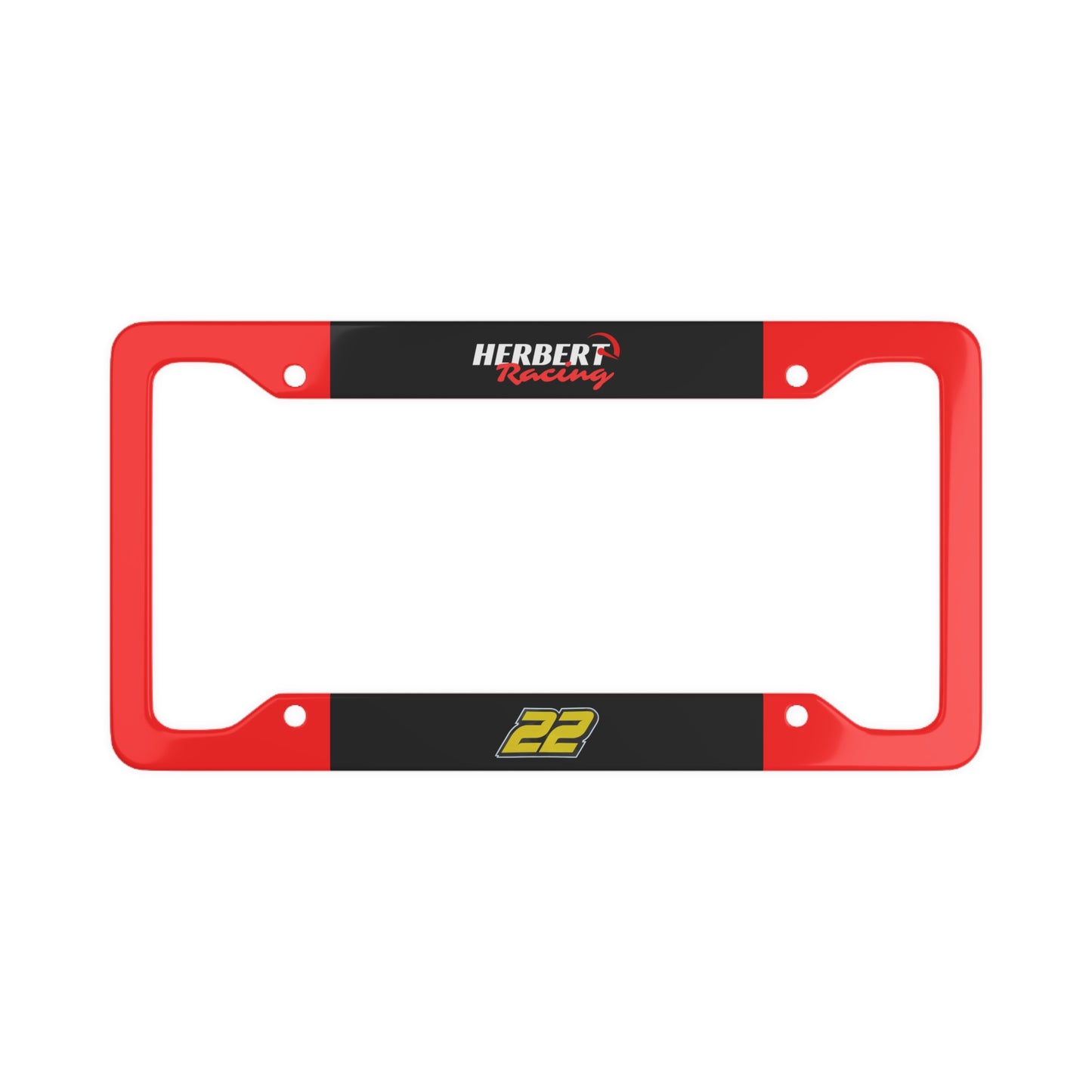 Herbert Racing License Plate Frame