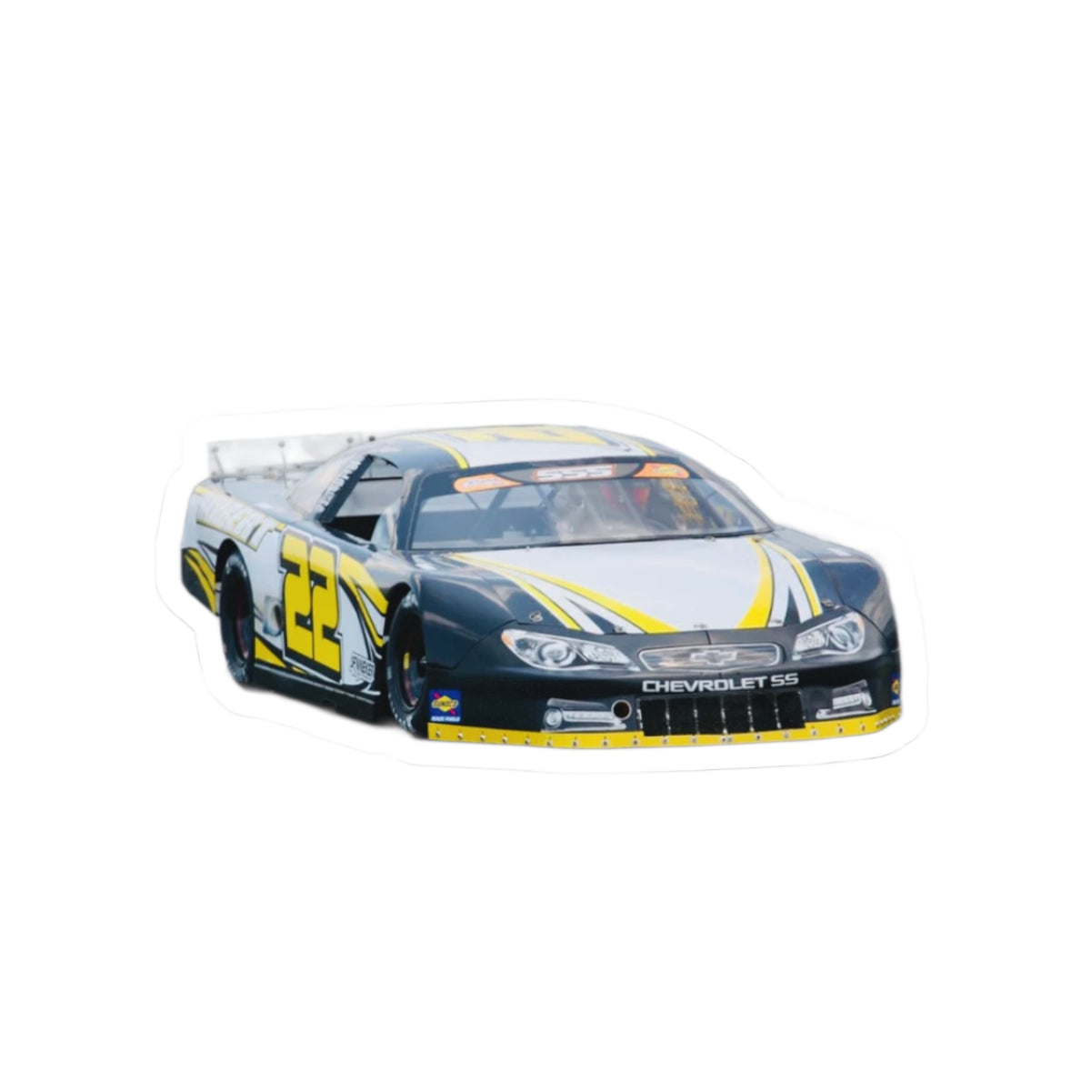 #22 Race Car Stickers
