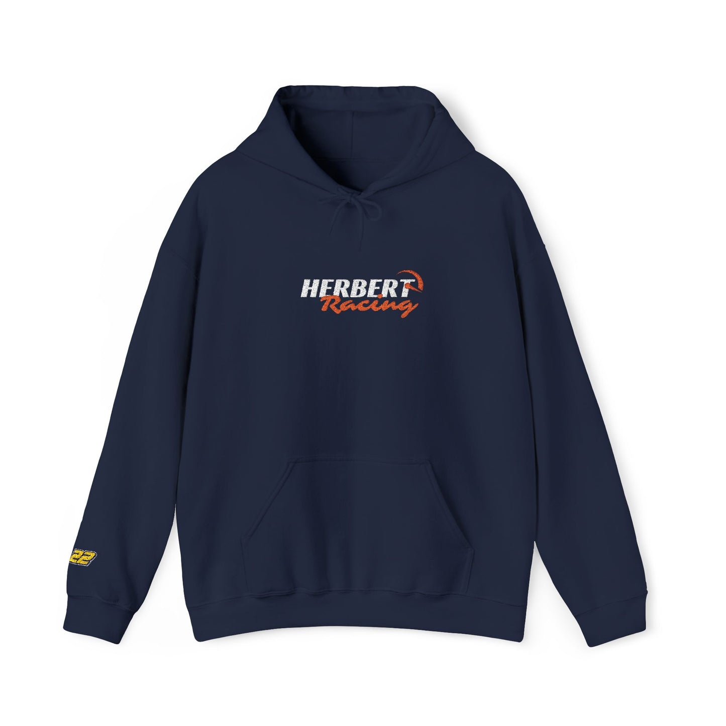 Herbert Racing White Logo Hoodie