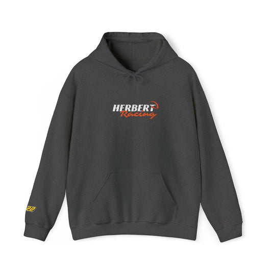 Herbert Racing White Logo Hoodie
