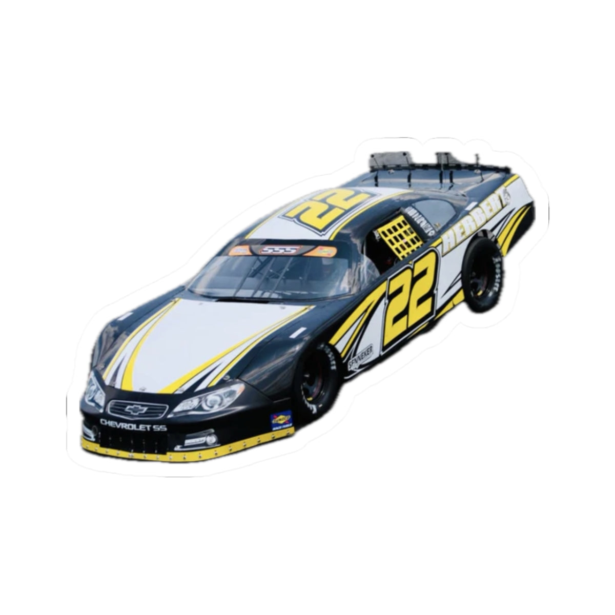 #22 Race Car Stickers