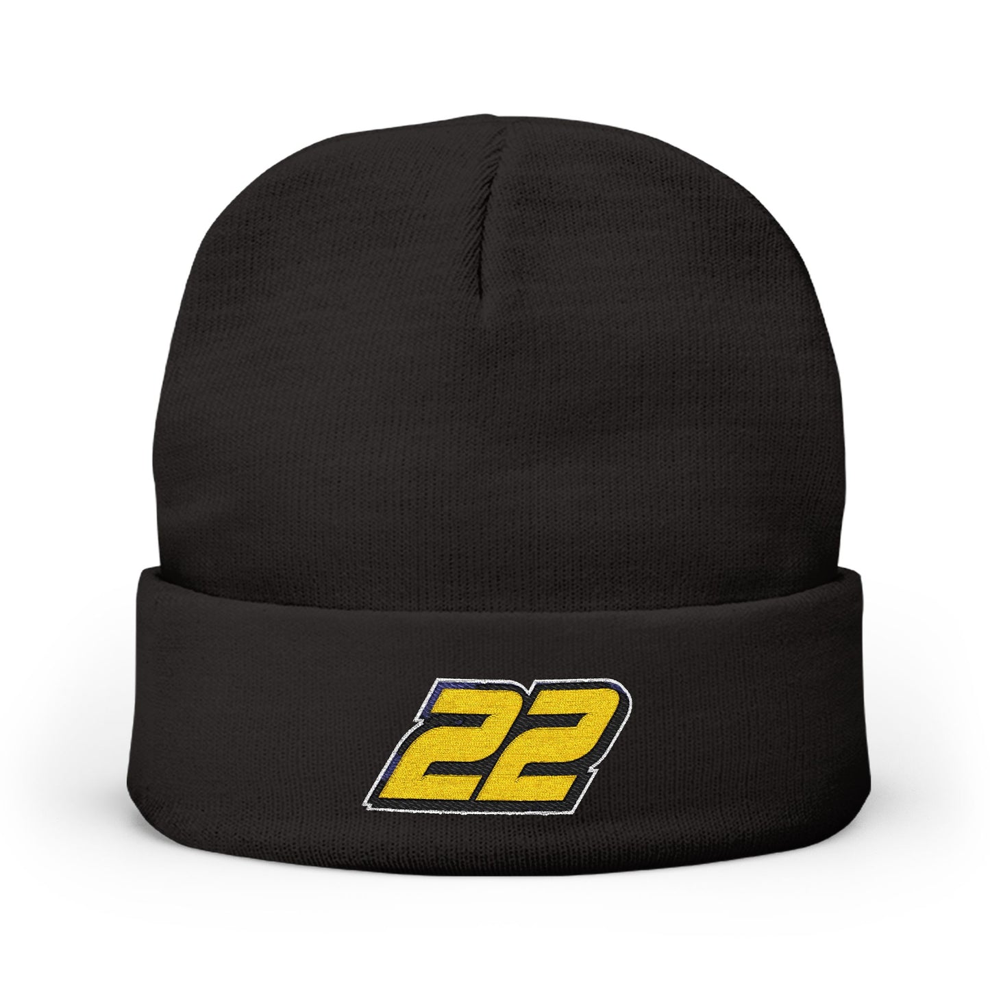 #22 Knit Beanie (Embroidery)